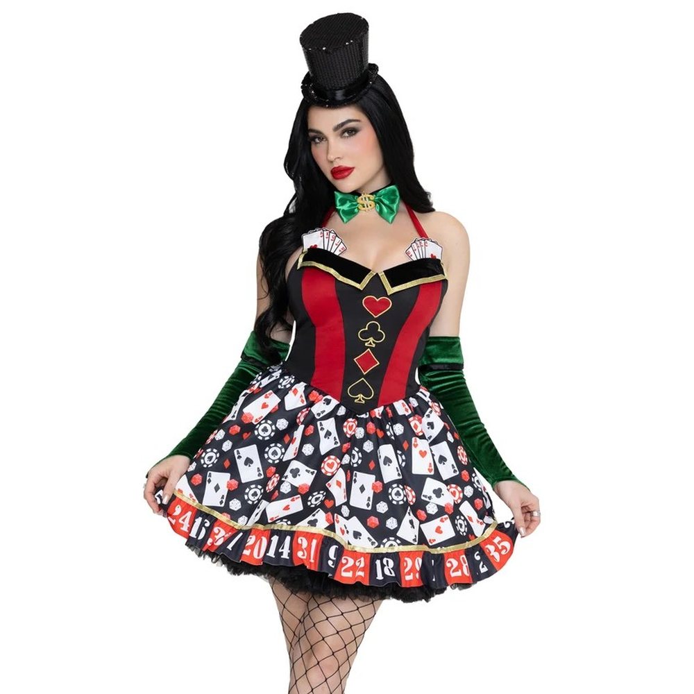 Leg Avenue - Lady Luck Costume dress - Multicolours